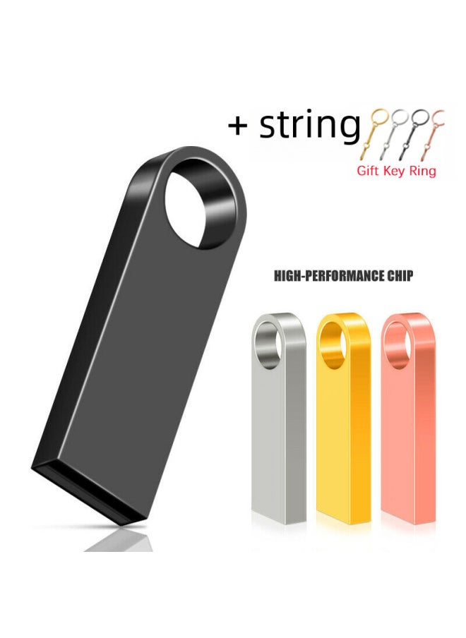 محرك فلاش USB معدني 16 جيجابايت محرك أقراص USB لموسيقى السيارة 8 جيجابايت عالي السرعة 64 جيجابايت عصا كمبيوتر رقمية قابلة للتخصيص - سعة: 64 ميجابايت C6  - Image 4