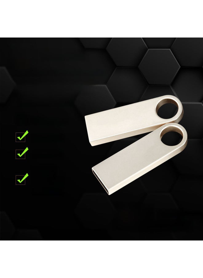 محرك فلاش USB معدني 16 جيجابايت محرك أقراص USB لموسيقى السيارة 8 جيجابايت عالي السرعة 64 جيجابايت عصا كمبيوتر رقمية قابلة للتخصيص - سعة: 64 ميجابايت C6  - Image 1