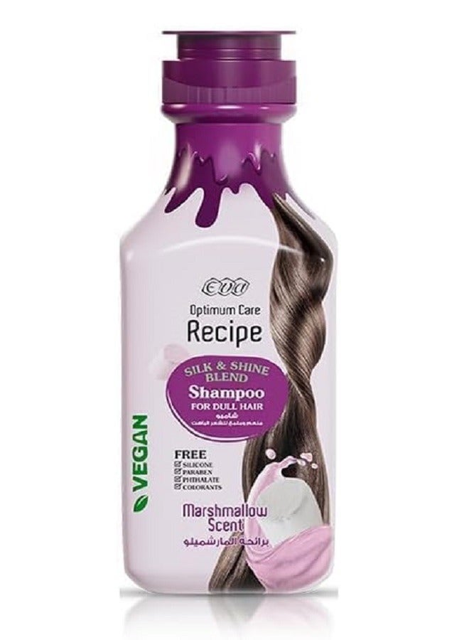 Optimum Care Recipe Silk & Shine Blend Shampoo Marshmallow Scent 350ml