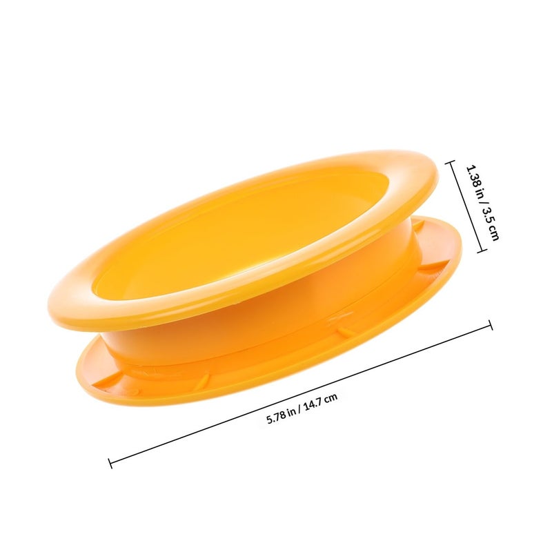 Yellow ABS Plastic Bed Safety Rails Guard Rings for Bunk Bed Sleep Protection - Image 3