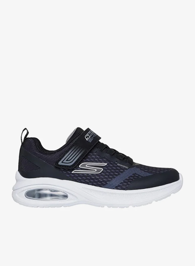 SKECHERS Boys Microspec Max Advance Hook & Loop Sneakers - 404105L-Blk-Cp