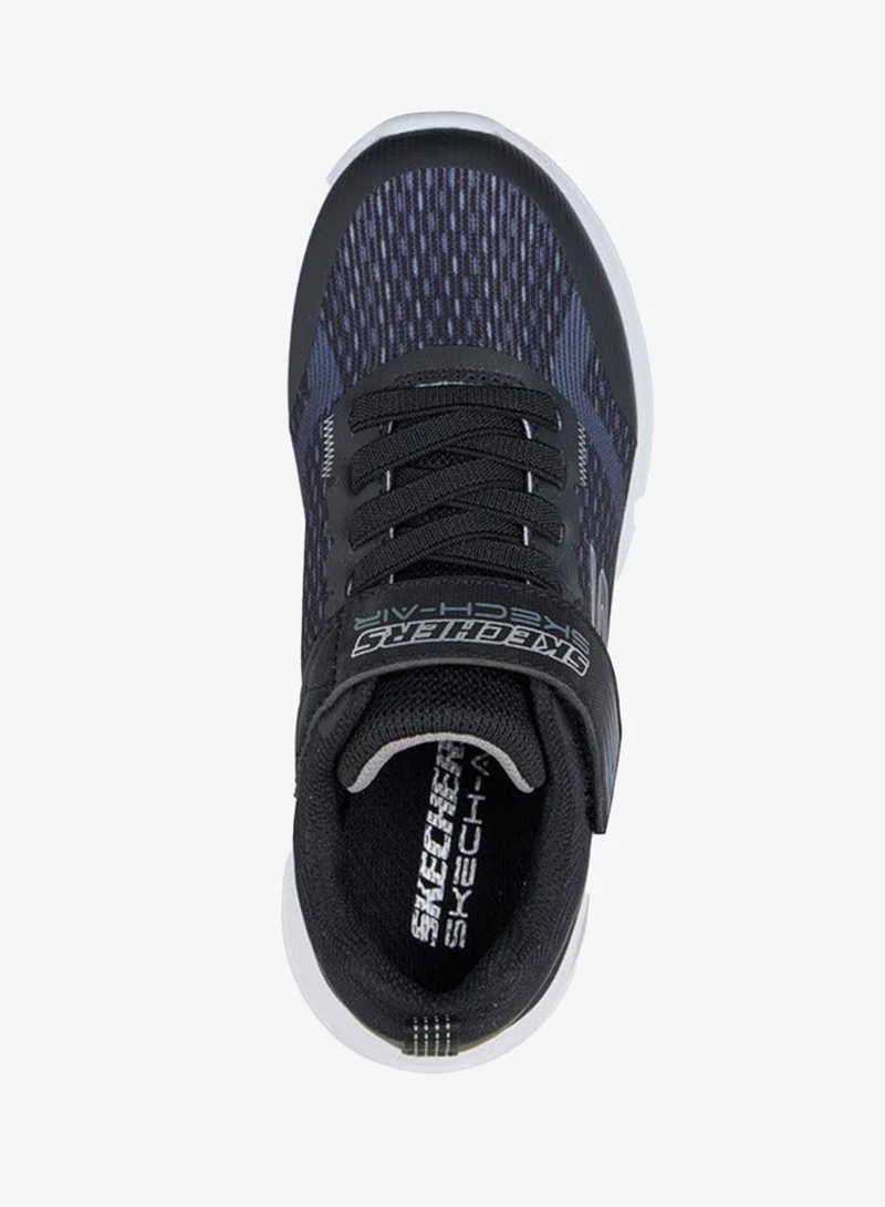 SKECHERS Boys Microspec Max Advance Hook & Loop Sneakers - 404105L-Blk-Cp