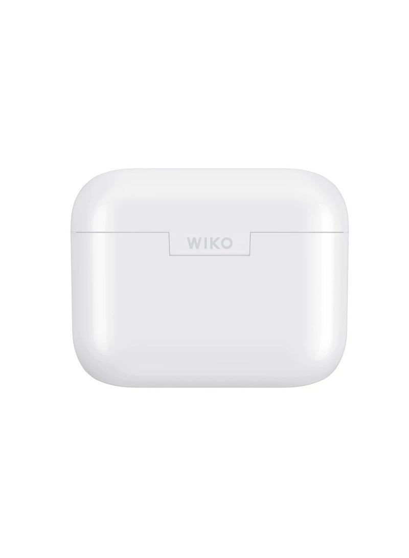 WIKO Buds 10 - White - 30 Hours Total Playback - Dual Mic ENC - Image 2
