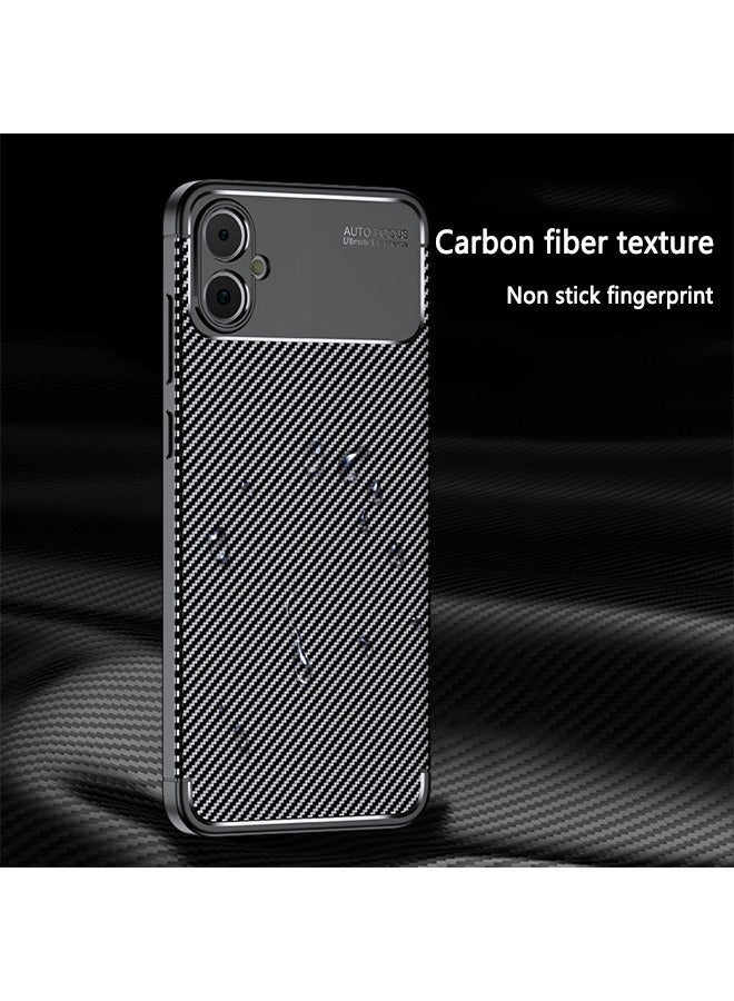 X-level Samsung Galaxy A05 4G Case Cover with Soft TPU Carbon Fiber Texture Anti-Scratch Shockproof Slim Anti-Drop Bumper Back Cover Comfortable Touch shell Phone Accessory for Galaxy A05 - Image 4