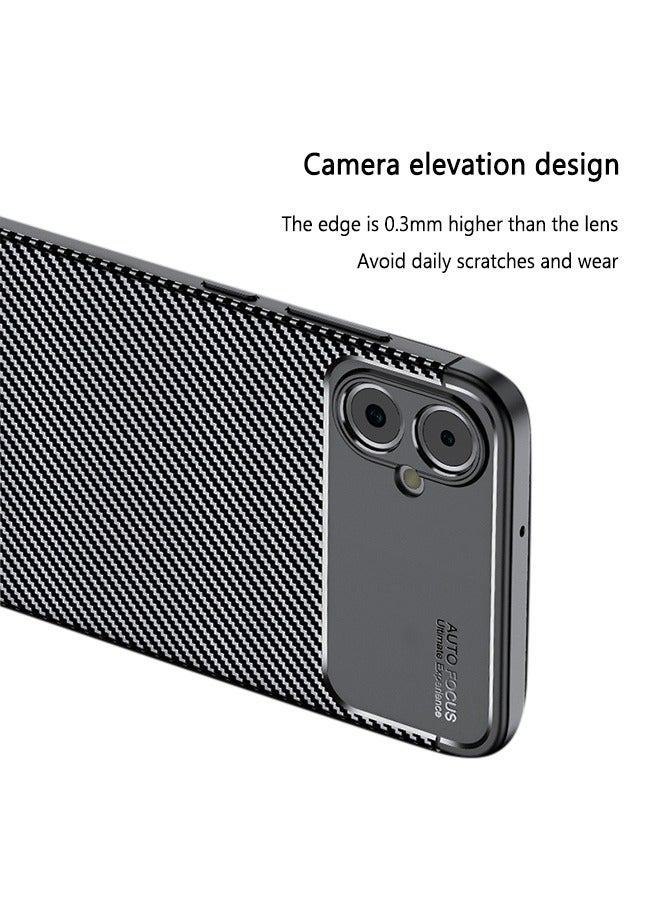 X-level Samsung Galaxy A05 4G Case Cover with Soft TPU Carbon Fiber Texture Anti-Scratch Shockproof Slim Anti-Drop Bumper Back Cover Comfortable Touch shell Phone Accessory for Galaxy A05 - Image 2