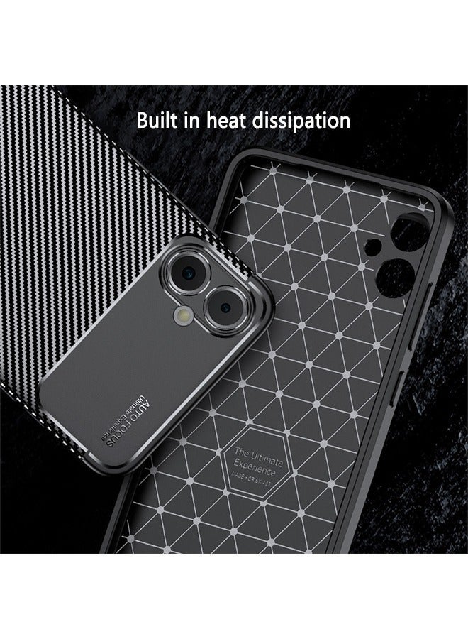 X-level Samsung Galaxy A05 4G Case Cover with Soft TPU Carbon Fiber Texture Anti-Scratch Shockproof Slim Anti-Drop Bumper Back Cover Comfortable Touch shell Phone Accessory for Galaxy A05 - Image 3