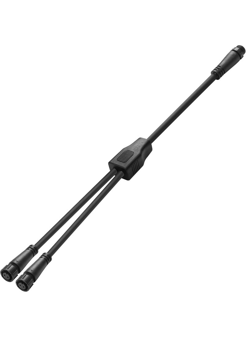 SinLoon SinLoon Small Size 2 Wire Waterproof Connector Y Splitter Cable M12 2 Pin Electrical 1 Male to 2 Female Extension Cable 18AWG IP68 for IndoorOutdoor LED Strip Lights50CM1 Male to 2 Female  - Image 1