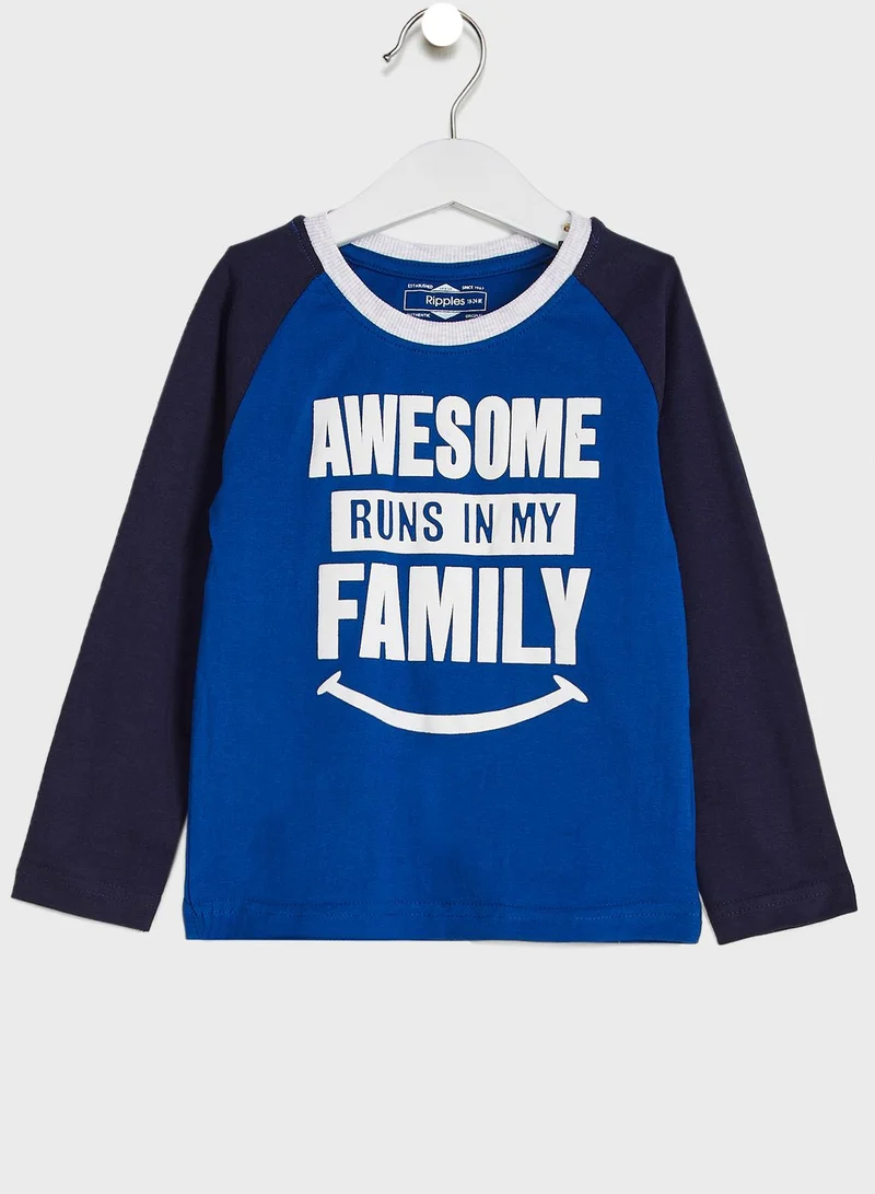 Ripples T-Shirt & Pyjama Set