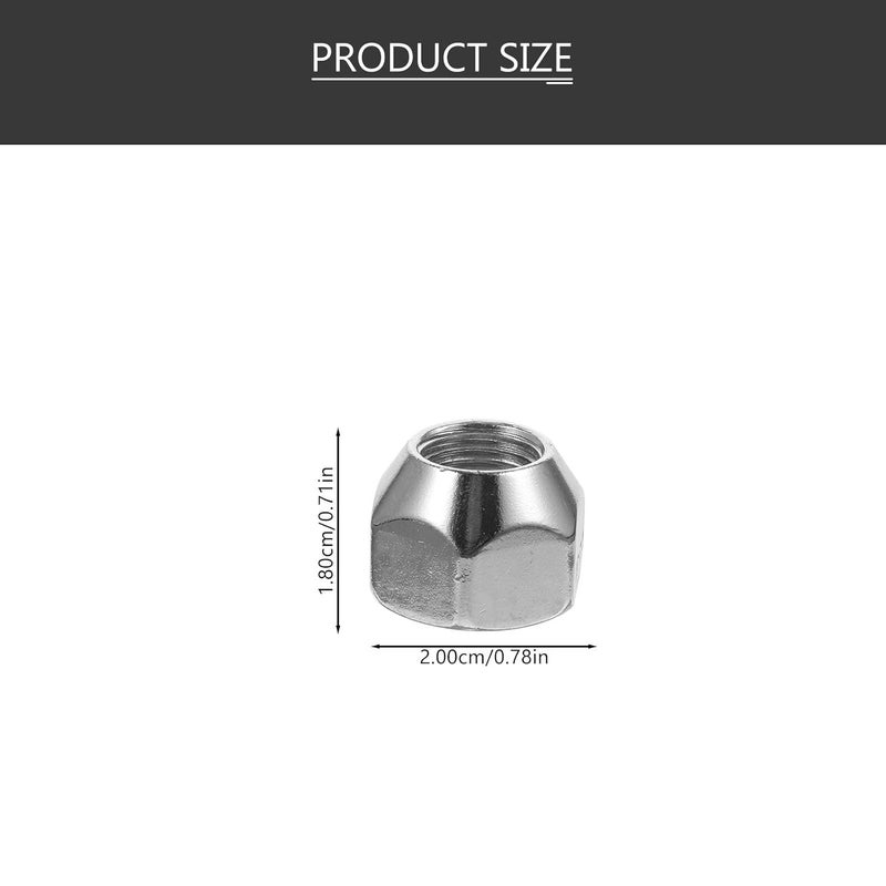 GALPADA 10pcs 1 2 20 Trailer Lug Nuts Spline Design for RV Truck Camper Wheels - Image 5