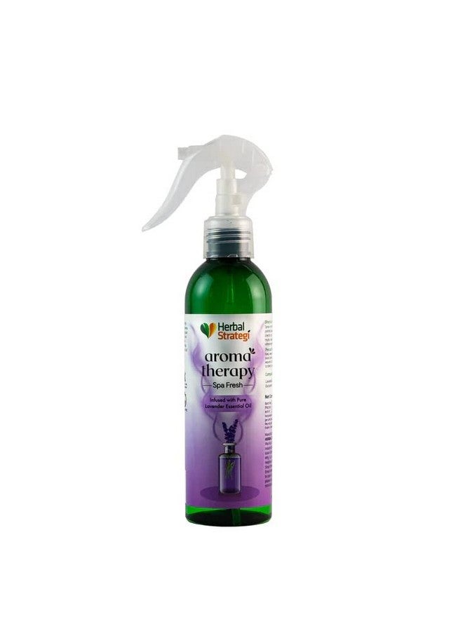 Herbal Strategi Aroma Therapy Spa Fresh 200Ml | Infused With Pure Essential Oil | 100% Pure And Undiluted. No Additives Or Fillers| Long Lasting | Non Toxic, Safe No Side Effects (Lavender)  - Image 1