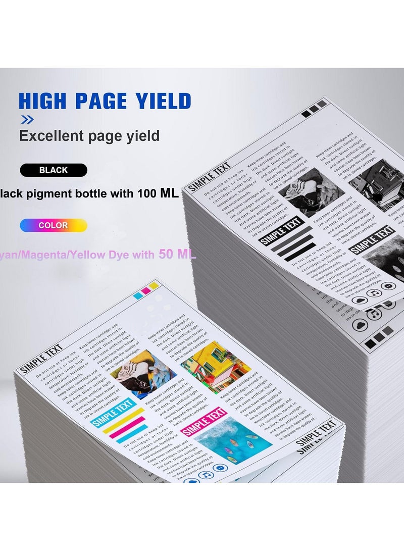 Ink BTD60 BT5000 for Printer Pack of 4 Black Cyan Magenta Yellow for DCP - T300 T510W T710W MFC - T810W T910DW HL - T4000DW DCP - T310W T510W T710W MFC - T810W T910DW T4500DW DCP-T300  - Image 3