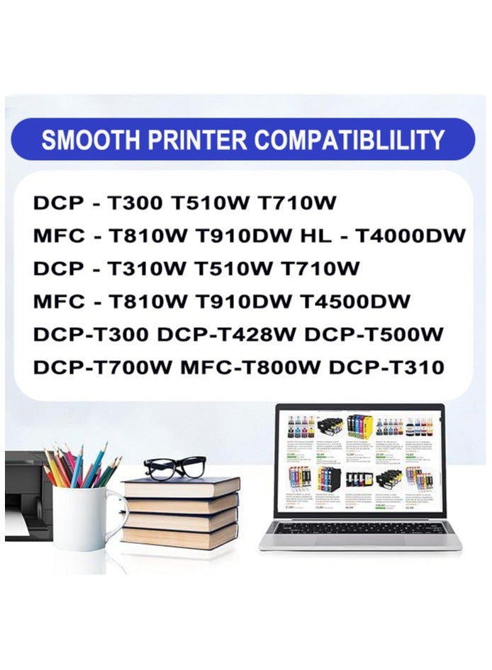 Ink BTD60 BT5000 for Printer Pack of 4 Black Cyan Magenta Yellow for DCP - T300 T510W T710W MFC - T810W T910DW HL - T4000DW DCP - T310W T510W T710W MFC - T810W T910DW T4500DW DCP-T300  - Image 2