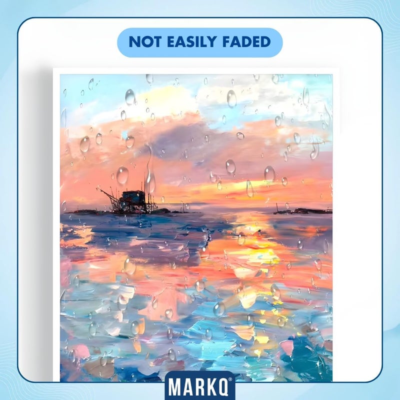 MARKQ Acrylic Paint 75 ml Tube – Rich, Highly Pigmented Non-Toxic Artist Colors | 10 Vibrant Colors for DIY Crafts, Canvas, Paper, Wood, Fabric, and Art Projects (Pink) - Image 5