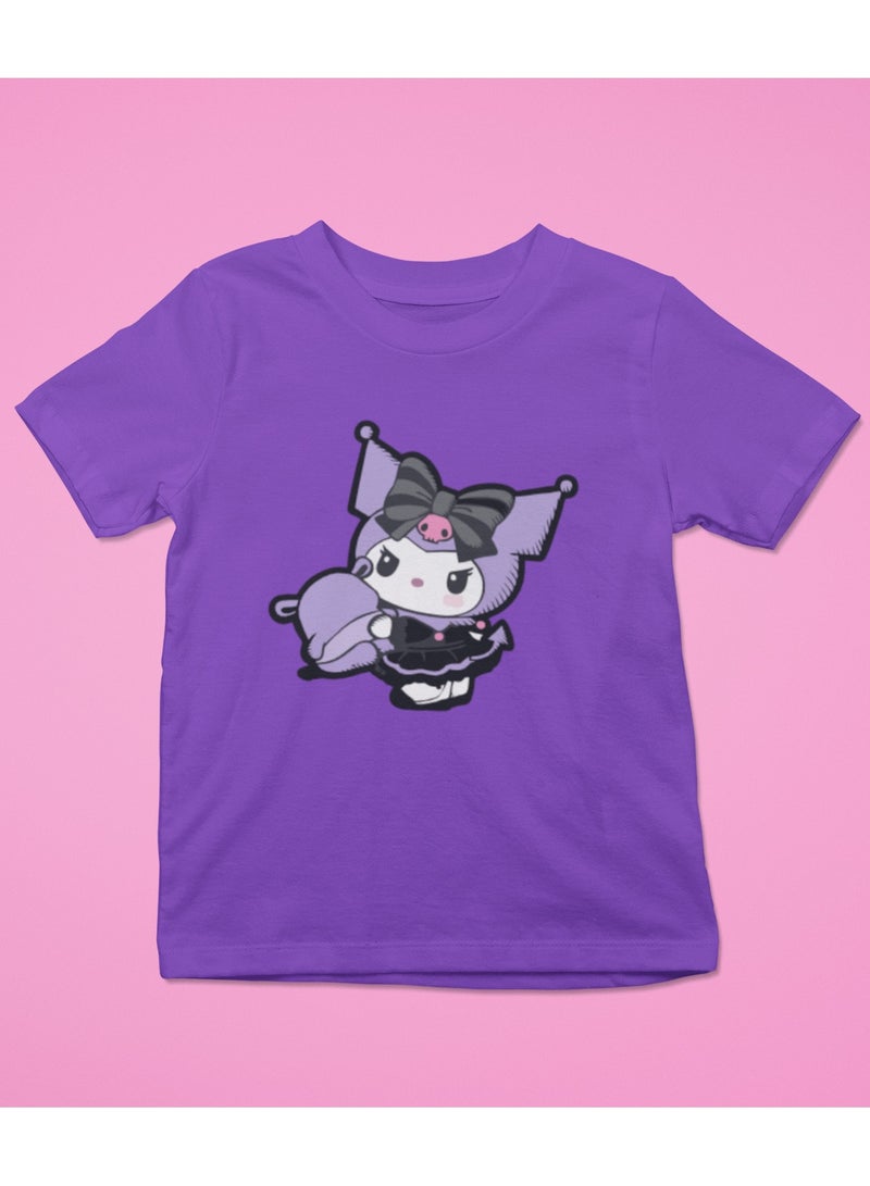 ZOOM تي شيرت كيرومي بنفسجي