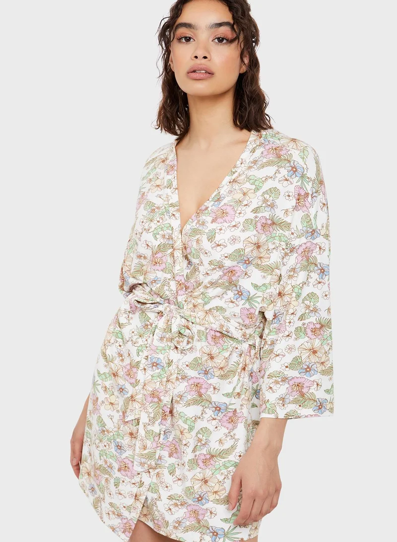 Ardene Tie Detail Kimono