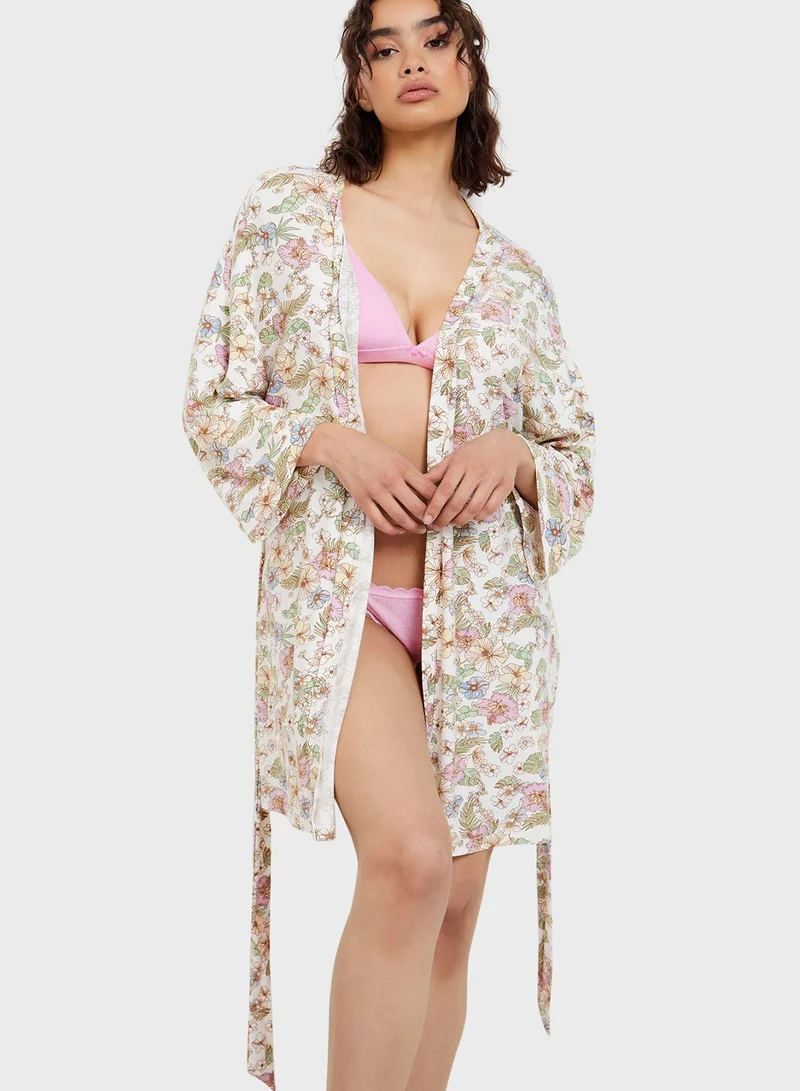 Ardene Tie Detail Kimono