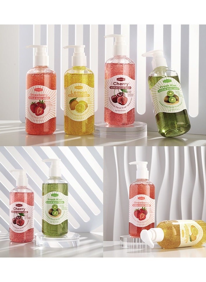 Kormesic Lemon Scrub Body Wash 280ml - Exfoliating & Refreshing - Image 3