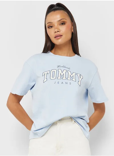TOMMY JEANS Crew Neck Varsity T-Shirt