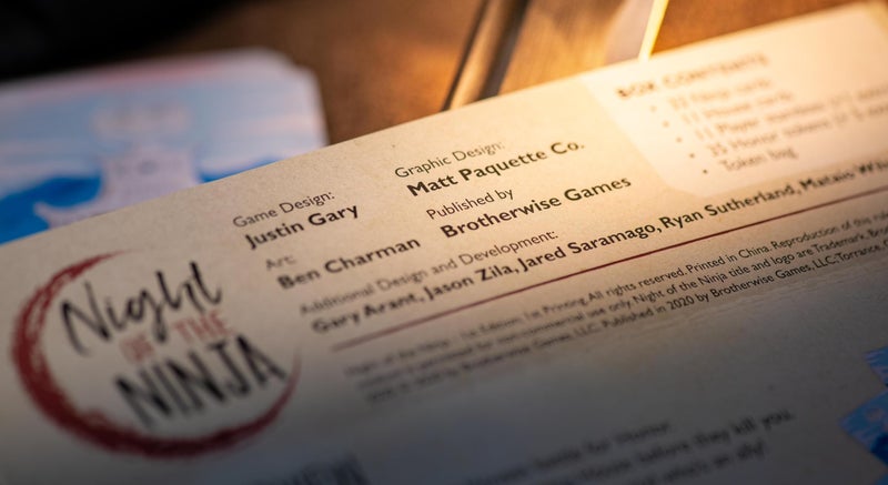 Brotherwise Games Night of The Ninja - Image 4