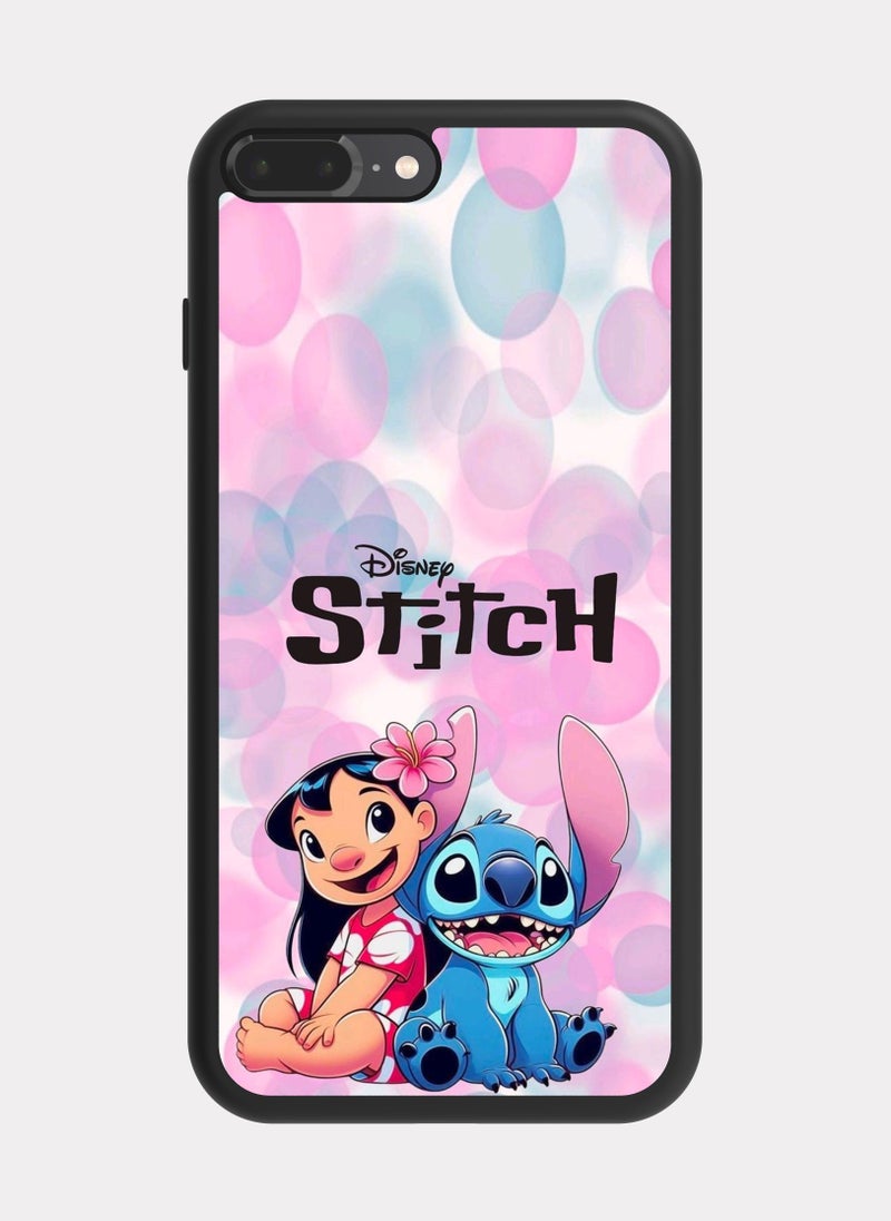 بكسلات كفر ايفون 7 بلس كرتون ليلو و ستيتش - Image 1