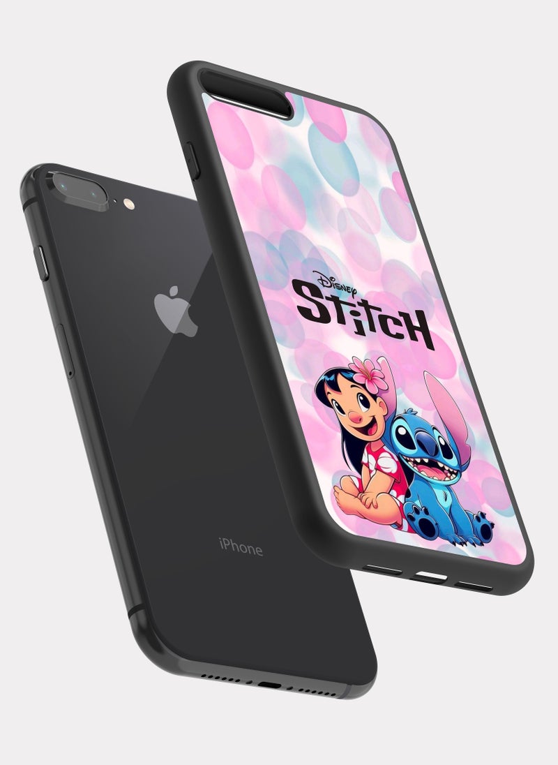 بكسلات كفر ايفون 7 بلس كرتون ليلو و ستيتش - Image 2