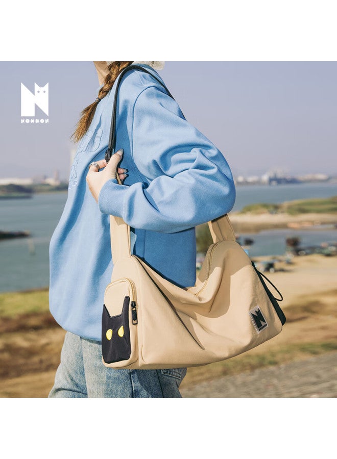 Noxxon Crossbody Bag For Women, 2025 New Style, Commuter-friendly, Lightweight, Large Capacity, Stylish Niche Original Shoulder Bag, Dark Khaki - Image 1