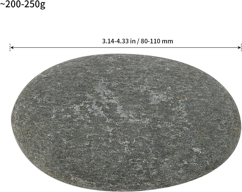 SHEUTSAN 12 PCS 34 Inch River Painting Rocks Crafts Stones Flat Rocks Smooth Painting Stone for DIY Project Hand Crafts - Image 2
