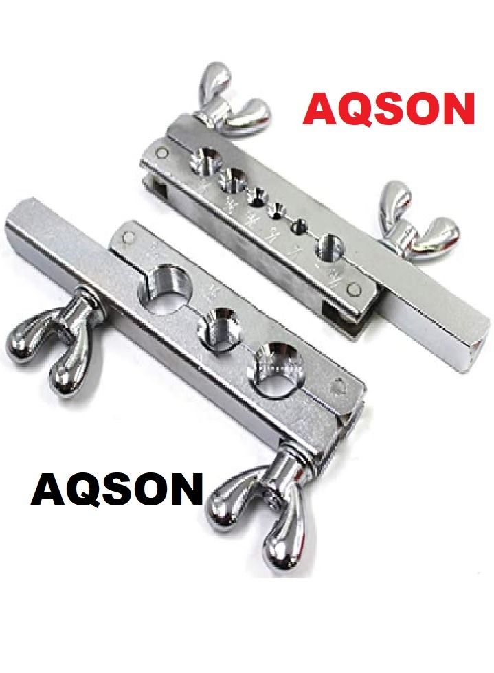 AQSON Portable HVAC Flaring and Swaging Tool Kit OD Soft Refrigeration Copper Tubing - Image 2