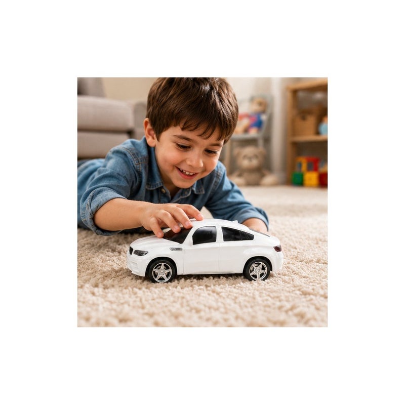 Model car Motion Drive: Remote Control Model Car Toy for Ages 3 and Above, White SUV RC Vehicle - Image 3