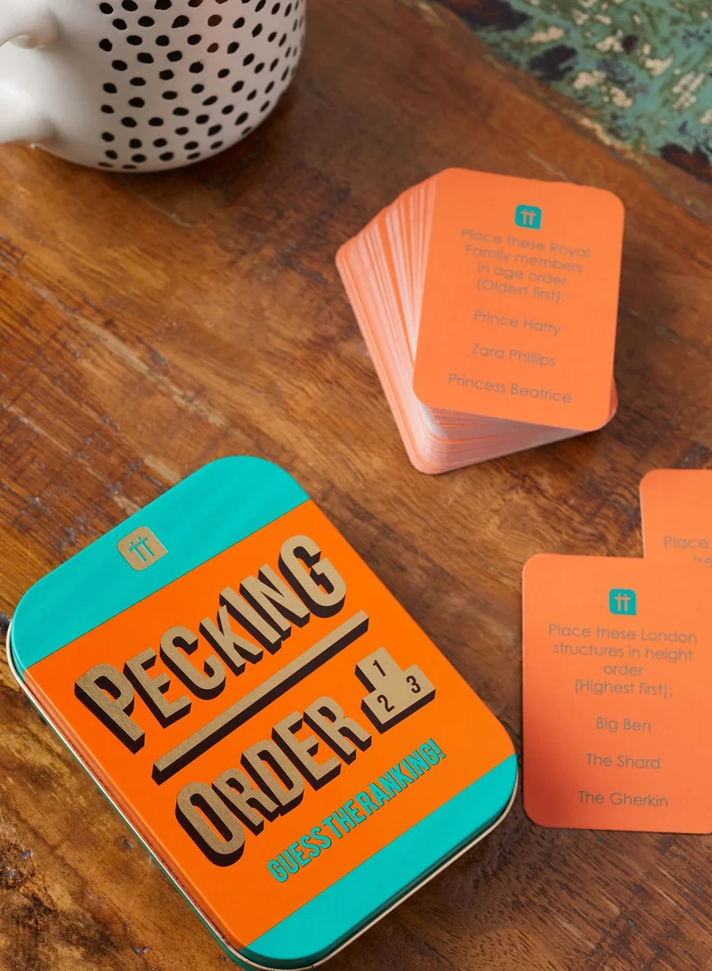 Talking Tables Pecking Order Tin Game