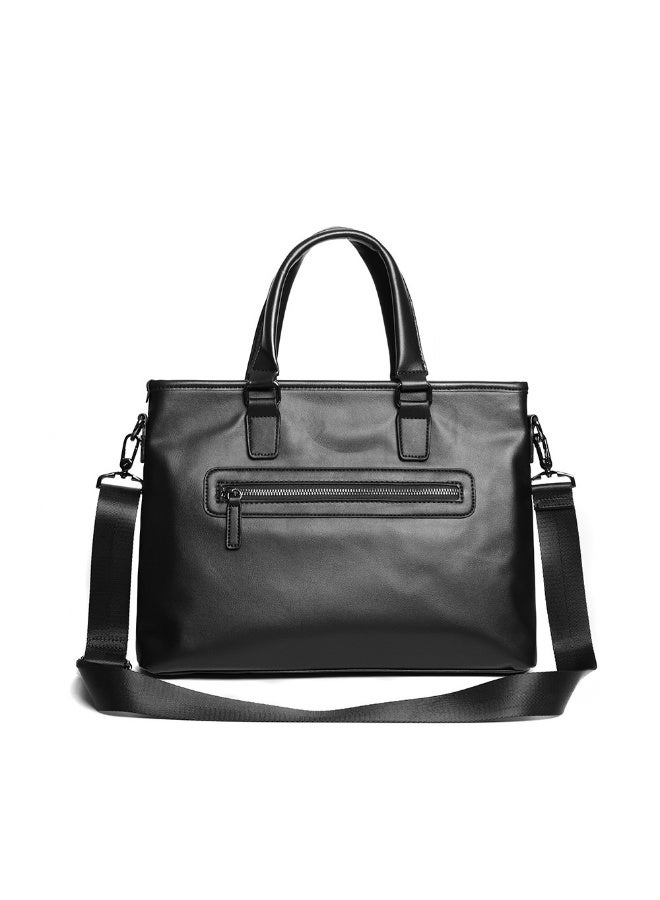 TOVELE5 Tovele5 Men's Black Business Large Capacity Briefcase  - Image 2