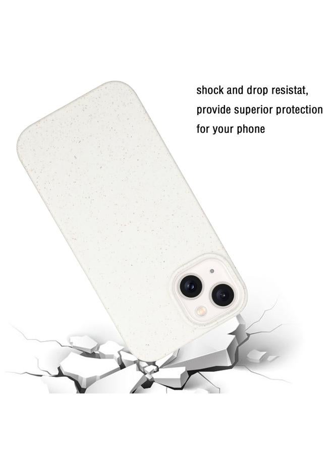 S-TOP Case For iPhone 13 Wheat MagSafe Magnetic Straw Material + TPU Phone Case - Image 4