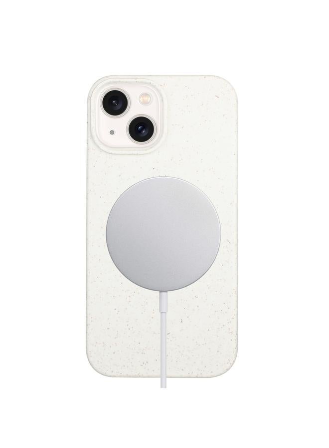 S-TOP Case For iPhone 13 Wheat MagSafe Magnetic Straw Material + TPU Phone Case - Image 1