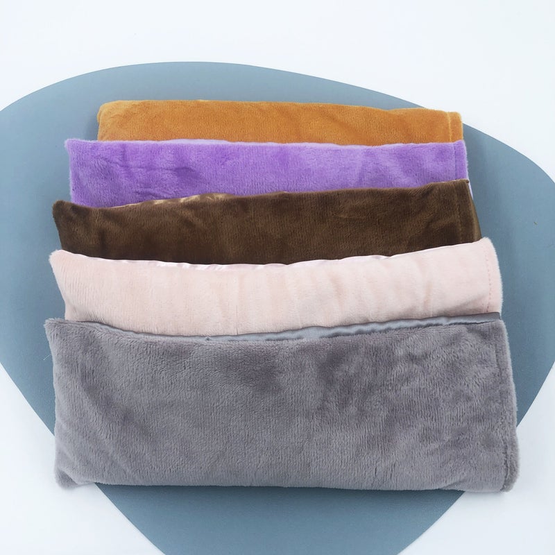 Brown Dual Sided Gravity Eye Pillow for Hot Cold Relaxation Meditation Sleep - Image 4