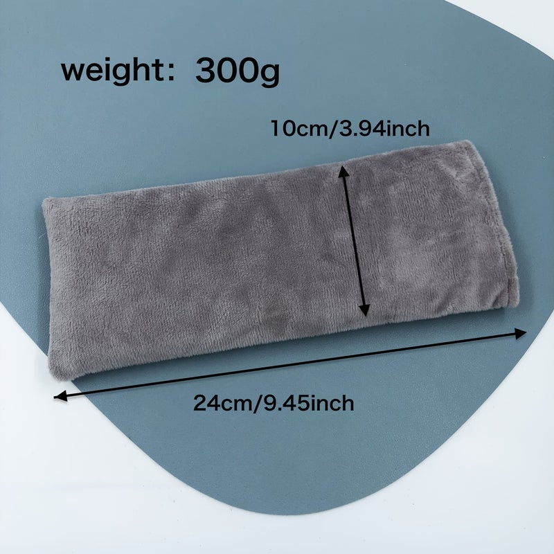 Brown Dual Sided Gravity Eye Pillow for Hot Cold Relaxation Meditation Sleep - Image 3