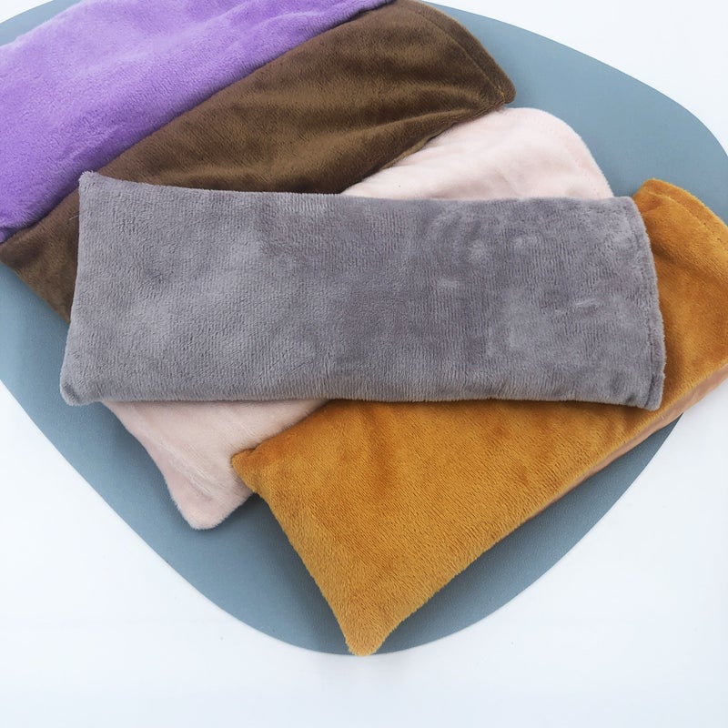 Brown Dual Sided Gravity Eye Pillow for Hot Cold Relaxation Meditation Sleep - Image 5