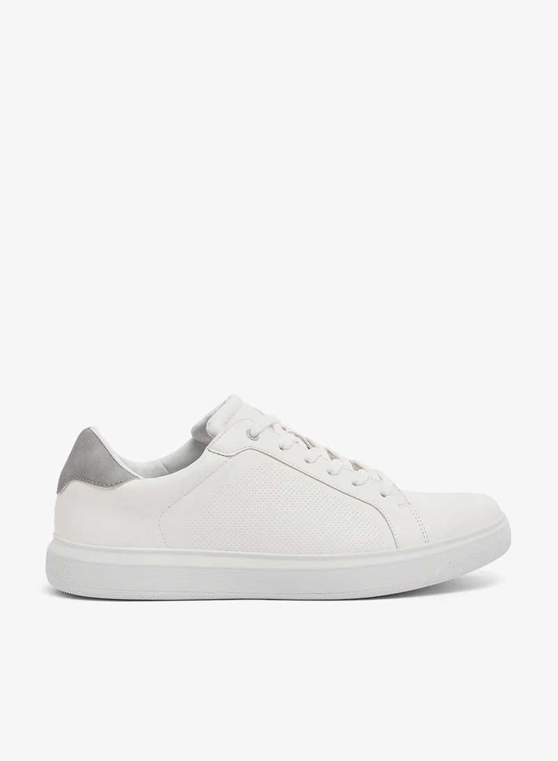 Perforated Casual Lace Up