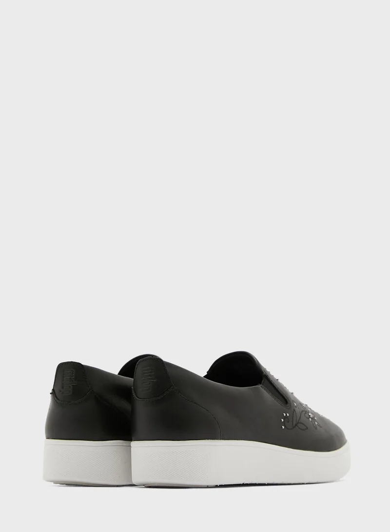 FitFlop Sania Skate Flower Stud Sneakers