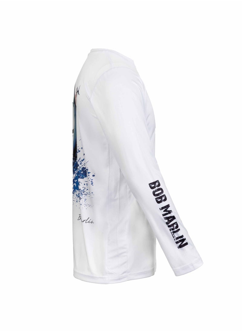 BOB MARLIN - Marlin Performance Shirt Bazaruto White-Xl - Image 1
