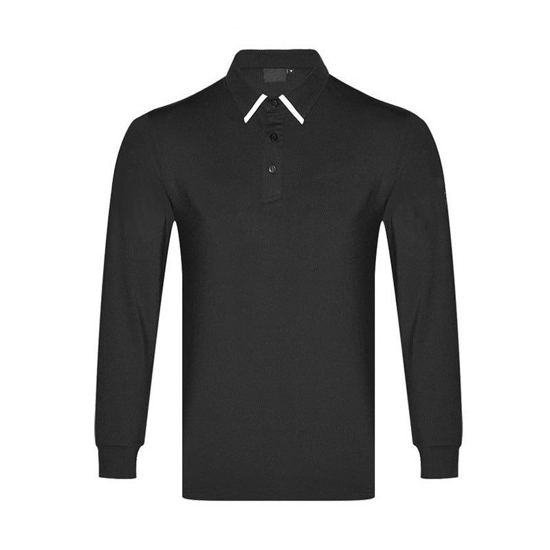 Autumn Golf T-shirt Men's Breathable Quick-drying Long-sleeved Outdoor Sports Jersey Sweat-wicking T-shirt Casual Golf Clothing - Image 5