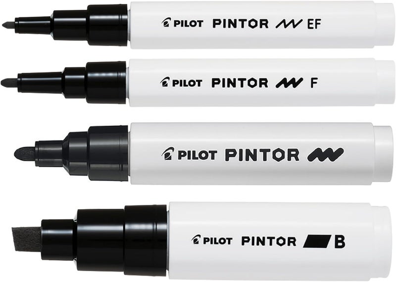 Pilot Pintor Fine Metallic Water Based Marker 6-Piece Set - Image 3