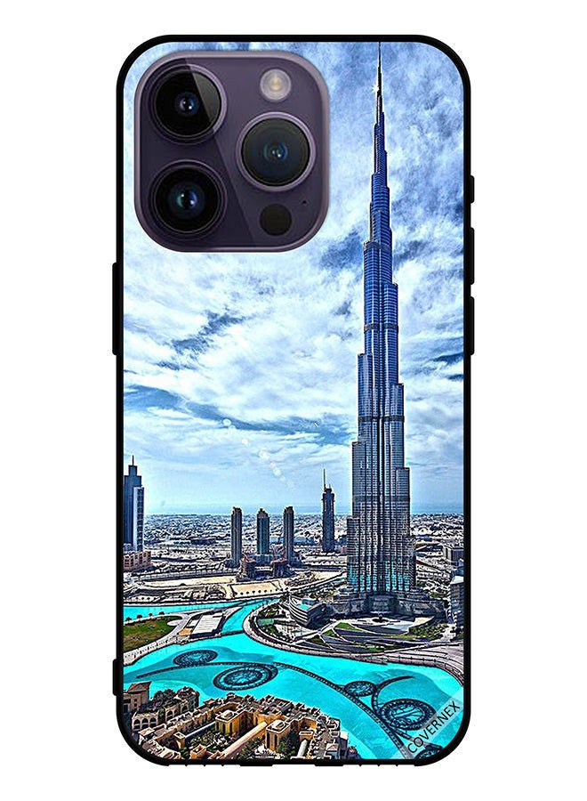 Covernex غطاء حماية لجهاز آبل آيفون 14 برو برج خليفة يلامس السحاب - Image 1