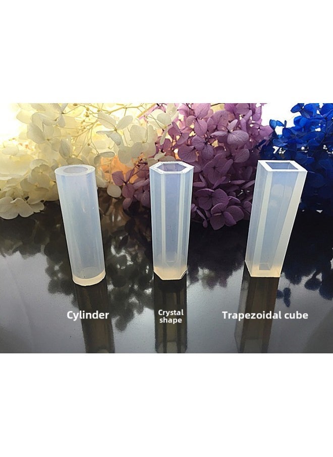 Crystal Drops Pendant Silicone Mold Polishing-free DIY Handmade Jewelry Long Cylinder Trapezoidal Crystal Shape-Specifications - Image 3