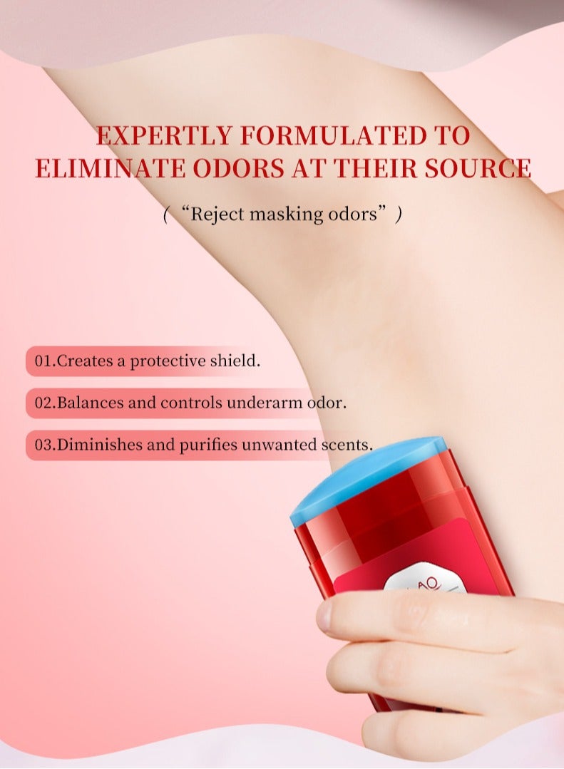 ميلاو مزيل العرق عصا اللافندر ، مزيل عرق الجمال المضاد للتعرق لمدة 48 ساعة للنساء والرجال 50 جم - Image 4