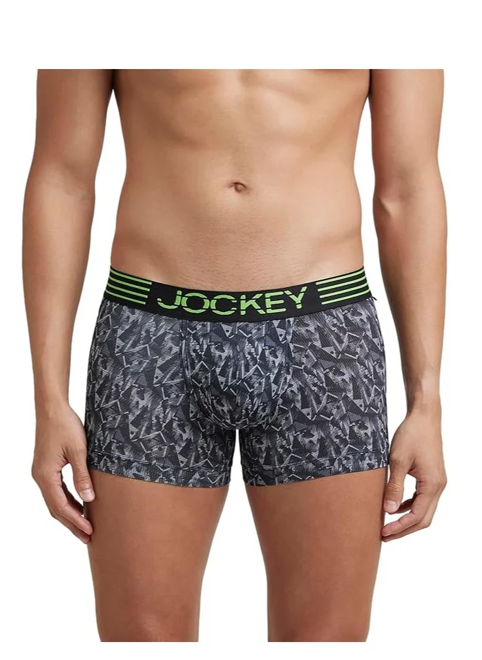 جوكي JOCKEY Move Mens Trunk MM08 Black Print