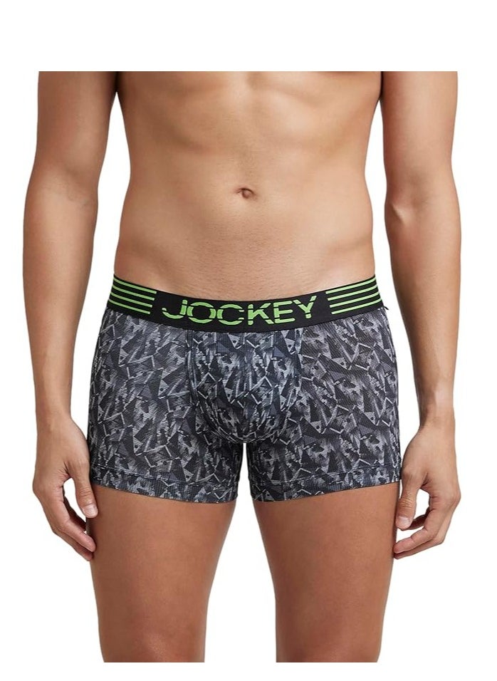 JOCKEY - JOCKEY Move Mens Trunk MM08 Black Print - Image 1