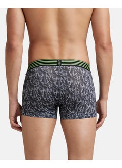 JOCKEY JOCKEY Move Mens Trunk MM08 Black Print  - Image 3