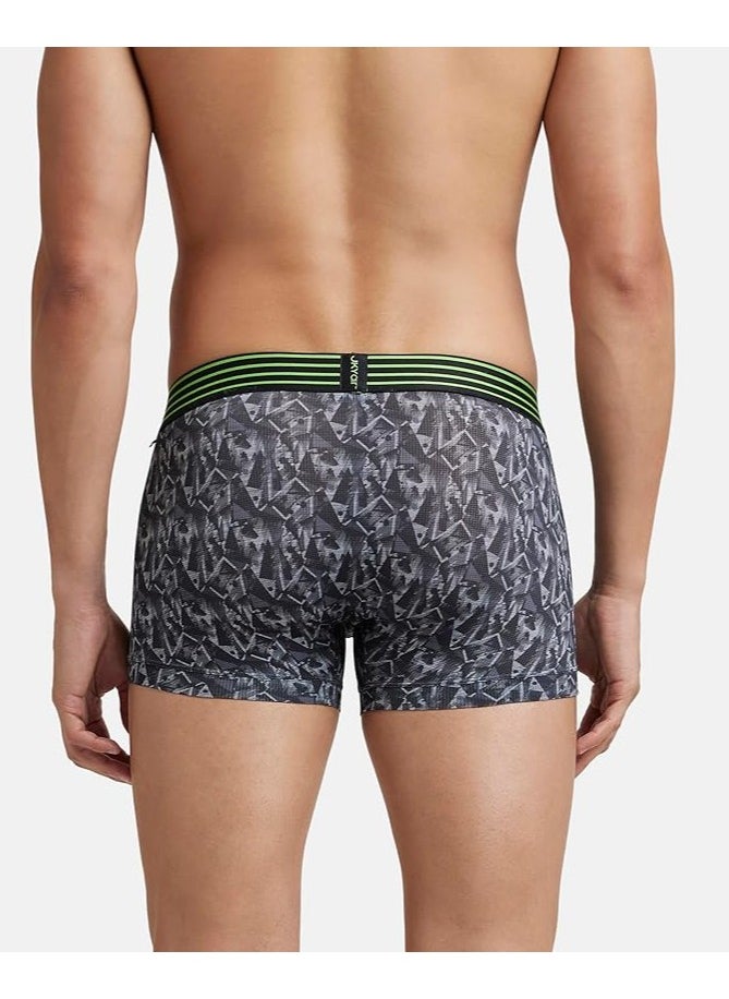 JOCKEY - JOCKEY Move Mens Trunk MM08 Black Print - Image 1