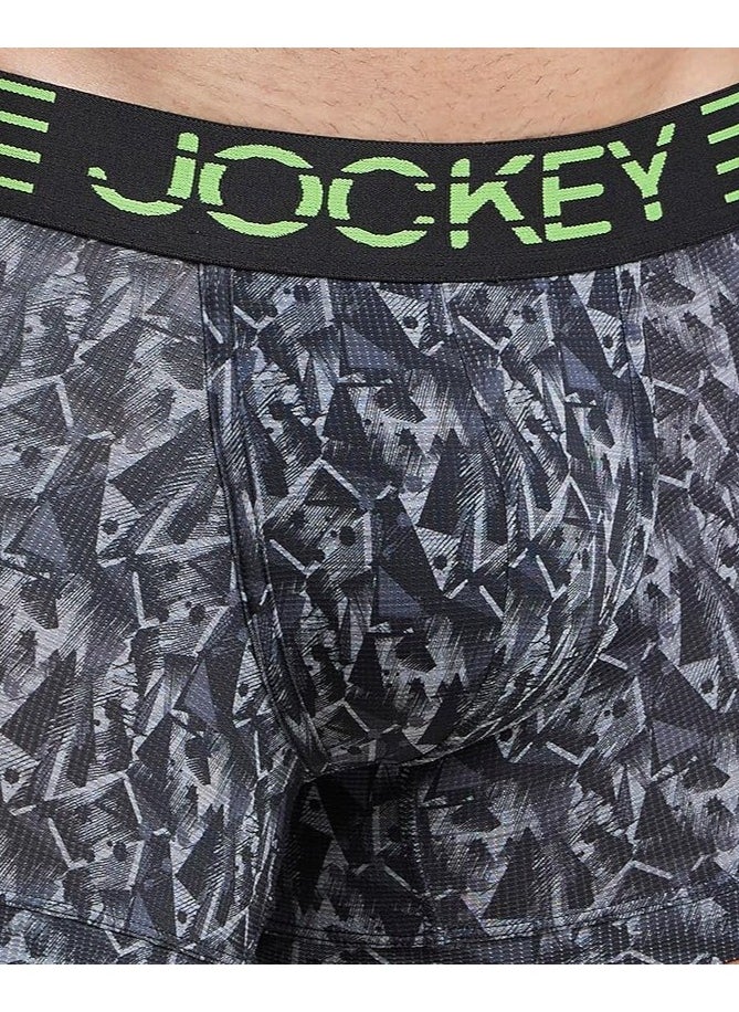 JOCKEY - JOCKEY Move Mens Trunk MM08 Black Print - Image 1