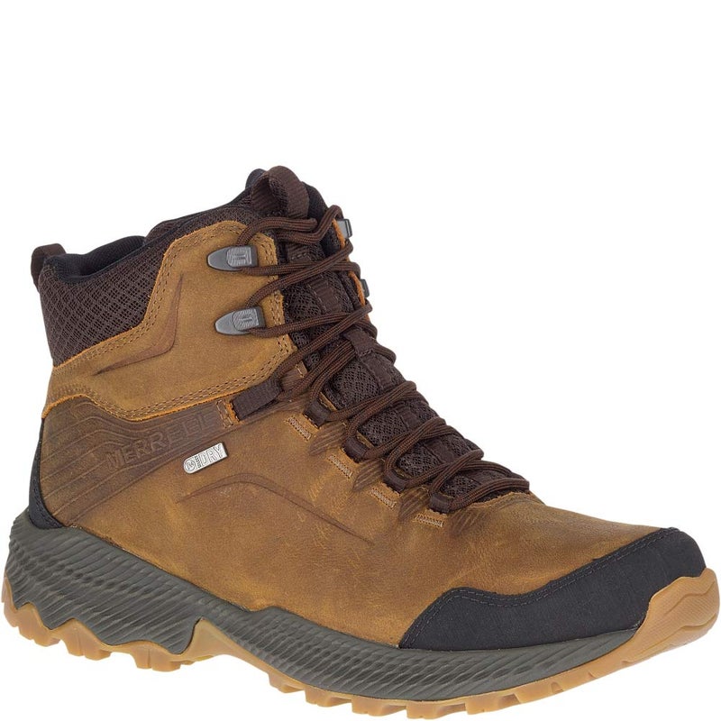 Merrell FORESTBOUND MID WP Hiking Boot TAN 14 M US